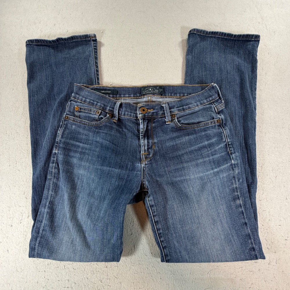 Lucky Brand Sweet Boot Jeans Womens 27 4 Medium Wash Bootcut Stretch Denim‎